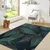 Modrozelena pralna preproga 80x150 cm Midnight Jungle – Mila Home