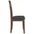 Vidaxl Jedilni stoli z blazinami 2 kosa Brown Solid Wood Rubber