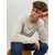 JACK & JONES Muški džemper JJEEMIL KNIT CREW NECK NOOS bež
