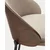 Rjav/bež barski stol (višina sedeža 65 cm) Eamy – Kave Home