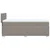 Vidaxl Box spring postelja z vzmetnico taupe 100x200 cm blago