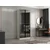 Hanah Home ormar sa reflektujućim staklom Nisa 20656, 90 cm, peščar