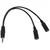 GEMBIRD Audio spliter kabl 10cm CCA-415-0.1M