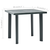 vidaXL Vrtna miza zelena 80x75x72 cm plastika