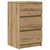 Vidaxl Nočne omarice s 3 predali 2 kosa artisan hrast 39x35x65 cm