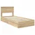 Krevet s od storage Sonoma hrast 90 x 200 cm Konstruirano drvo