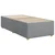 Vidaxl Box spring postelja z vzmetnico svetlo siv 100x200 cm blago