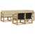 Set vanjskih sofa s jastukom 7 pcs Bijela i bež