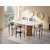 HANAH HOME Trpezarijski sto bele boje Milas 2992