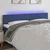 Vidaxl LED posteljno vzglavje modro 180x5x78/88 cm blago