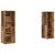 Set TV komoda Zidne 2 pcs Staro drvo 107 x 35 x 37 cm