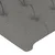 Vidaxl Posteljno vzglavje temno siva 160x7x78/88 cm blago