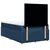 vidaXL vidaXL Box spring postelja z vzmetnico modra 120x190 cm blago, (21307806)