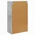 TV zidni ormar Zidne Betonski sivi 59,5 x 31 x 100 cm