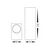 Spoljna zidna lampa BOKA, 2x GU10/60W, 230V, IP44, crna