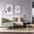 LILLEHEM Modularna ugaona sofa dvosed, Vissle bež/drvo