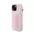 KARL LAGERFELD Maska za telefon 3D Rubber Glitter Logo za iPhone 15 roze