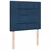 Vidaxl Box spring postelja z vzmetnico moder 120x200 cm blago