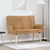 Sofa za dvije osobe Bež 115 x 61 x 87 cm Bouclé