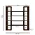 Hanah Home Polica za knjige CPT6012-200114-190x200x25 cm, Braon