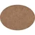 ZicZac pogradek Truman 45x33 cm, ovalen, rjav