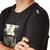 CMP majica za muškarce, crna sa printom palmi