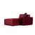 Atelier del Sofa Ugaona garnitura 100x76x170cm Crvena