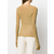 LANVIN - ribbed knit glitter sweater - women - Gold