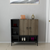 HANAH HOME Komoda Platin Black Walnut