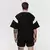 GymBeam Premium Heavyweight Varsity T-Shirt Black