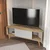 Hanah Home TV Komoda Mora, 140x45x34 cm, Hrast