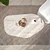 Hanah Home Klub sto Rock, 105x35x65 cm, Krem