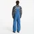 Jeans Dickies Loose Denim Bib Classic Blue XL