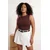Trendyol Curve Ženska bluza Tbbss26Af00099, Braon