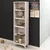 Hanah Home Polica 50x162x25cm Bela