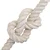 Vidaxl Vrv iz jute 16 Bela 100% Tossa jute