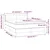 Vidaxl Box spring postelja z vzmetnico modra 140x200 cm blago