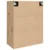 vidaXL Stenska omara Rjava 69,5 x 34 x 90 cm Konstruiran les