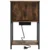 Noćni ormar 2 pcs Dimljeni hrast 38 x 31 x 61 cm