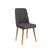 Hanah Home Trpezarijska stolica Vina Sandalye 47x89x46cm Bež-Antracit