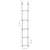 Vidaxl Lestev s 5 stopnicami 210 cm trdna borovina