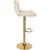 shumee Žametni barski stol Arako Gold Beige