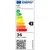 Spoljašnje LED zidno svetlo sa senzorom LED/36W/230V 3000/4000/6500K IP54 crno