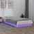 Vidaxl LED posteljni okvir 100x200 cm trden les