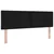 vidaXL Postelja boxspring z vzmetnico Črna 140 x 190 cm Blago
