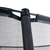 Trampolin z zaščitno mrežo Dynamic Groundlevel Black Exit Toys talni 305*519 cm črn