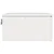 vidaXL Stenska nočna omarica s predalom 2 pcs Bela 37 x 35 x 18,5 cm