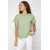 Trendyol Milla ženska majica TWOSS20TS0141, Petrol-Mint-Zelena