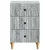 Noćni ormar Siva sonoma 43x 41 x 66,5 cm Konstruirano drvo