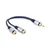 shumee Adapter 3,5 stereo vtič - 2x 3,5 stereo vtičnica vitalco (A1)